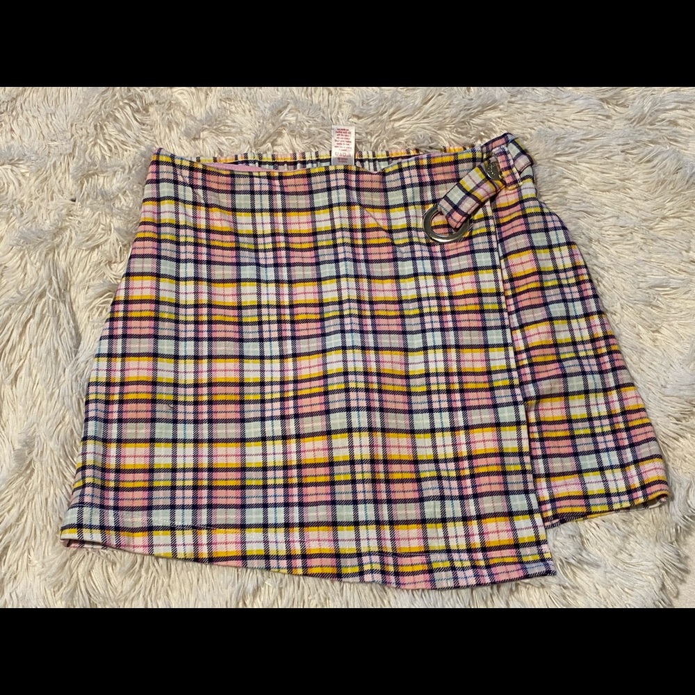 Justice plaid skirt! Size 10 girls